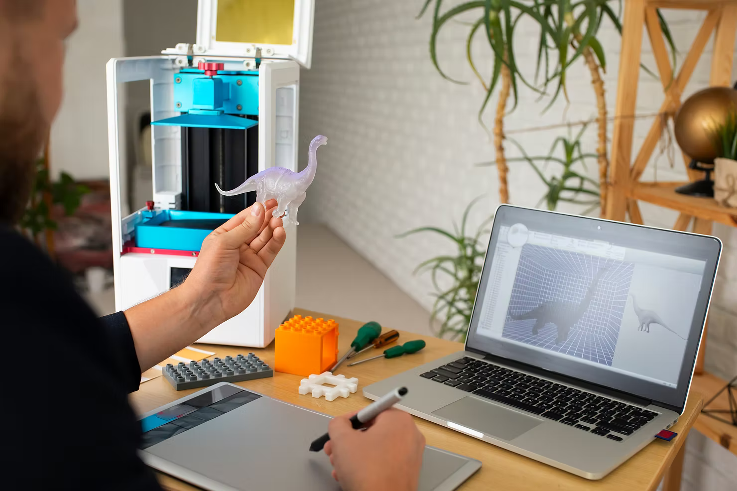 High-resolution FDM print example